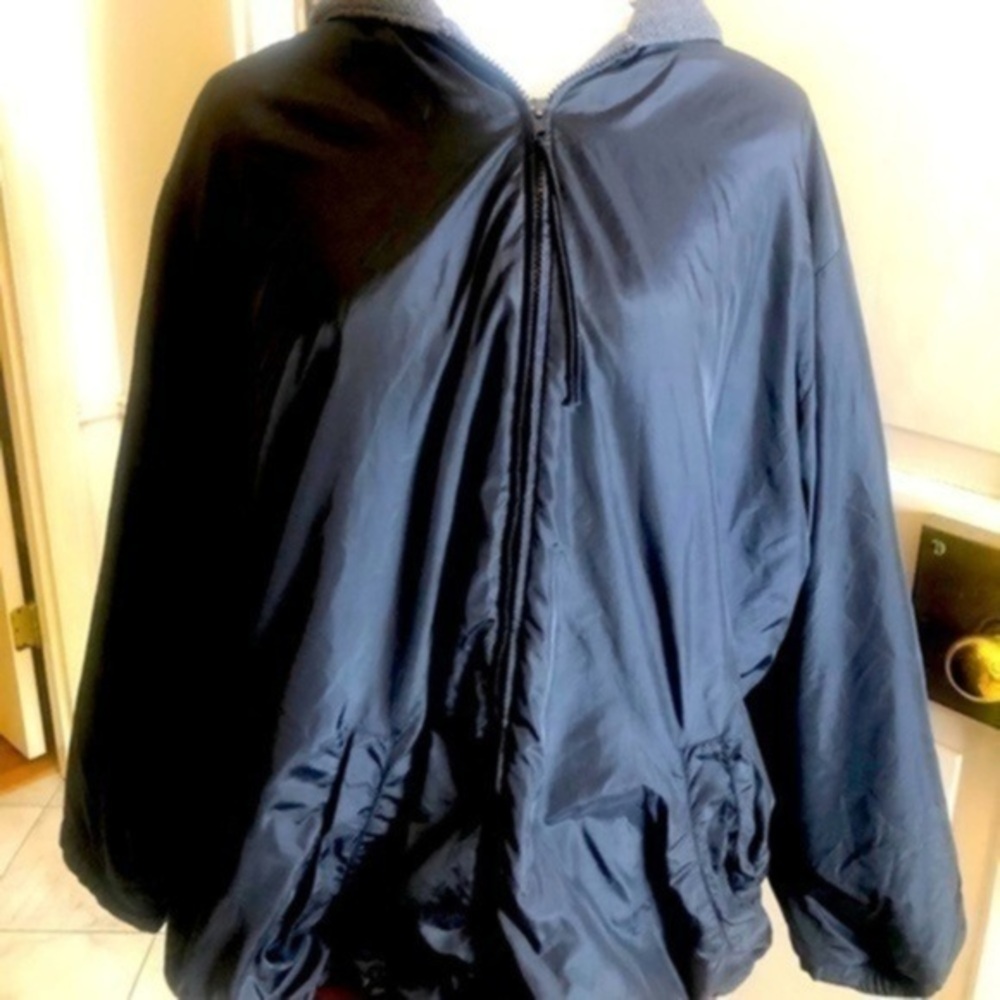 Liz Claiborne jacket small rain coat black